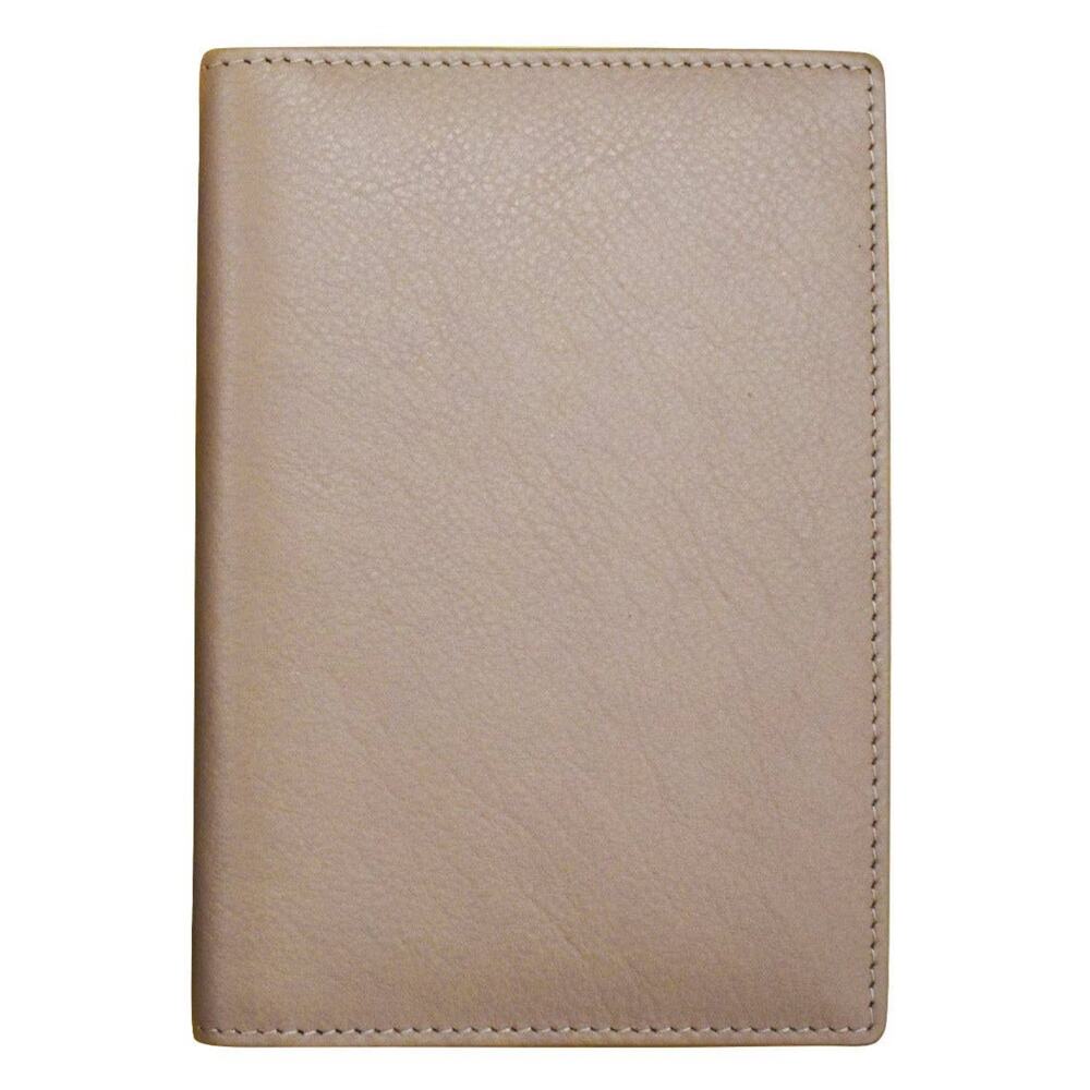 Leather Passport Wallet | Taupe